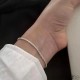 دستبند زنانه خاویاری نقره ای